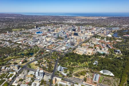 Aerial Image of ADELAIDE CBD