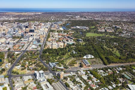 Aerial Image of ADELAIDE CBD