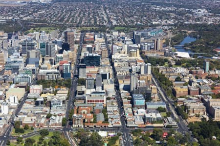 Aerial Image of ADELAIDE CBD