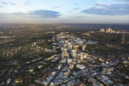 Aerial Image of CROWS NEST AND ST LEONARDS EARLY MORNING SERIES
