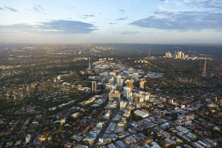 Aerial Image of CROWS NEST AND ST LEONARDS EARLY MORNING SERIES