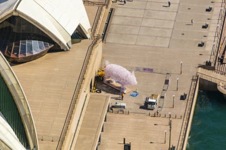Aerial Image of SYDNEY OPERA HOUSE, YEAR OF THE PIG 2019