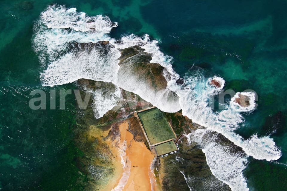Aerial Image of Waves Abstract - Lifestyle