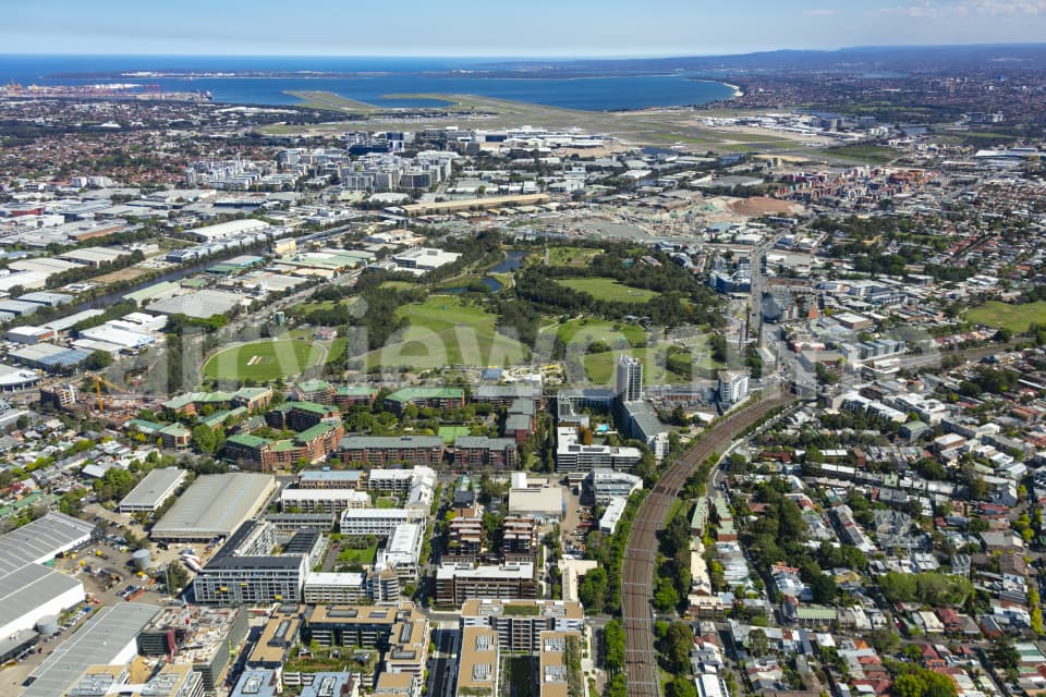 Aerial Image of Erskineville Aerial Stock Photo