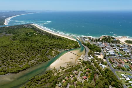 Aerial Image of AERIAL VIEW OF SOUTH WEST ROCKS CREEK