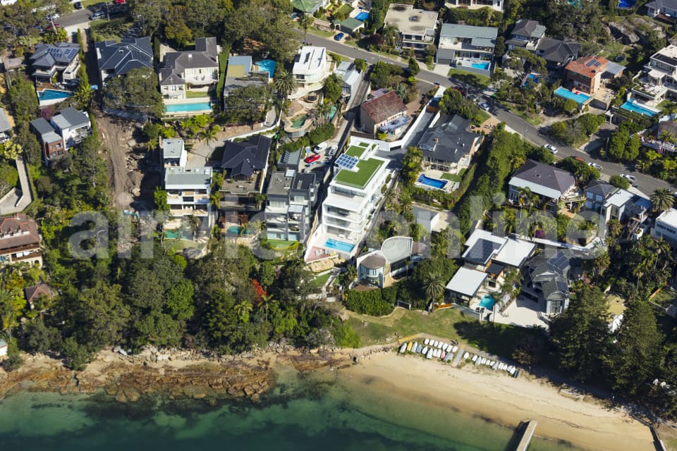 Aerial Image of Forty Baskets Beach And Balgowlah Heights