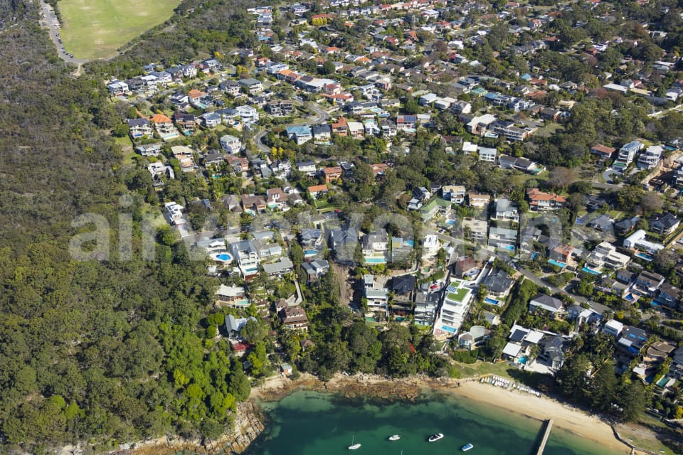 Aerial Image of Forty Baskets Beach And Balgowlah Heights