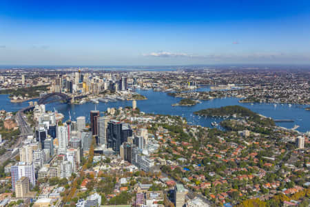 Aerial Image of NORTH SYDNEY TO SYDNEY CBD