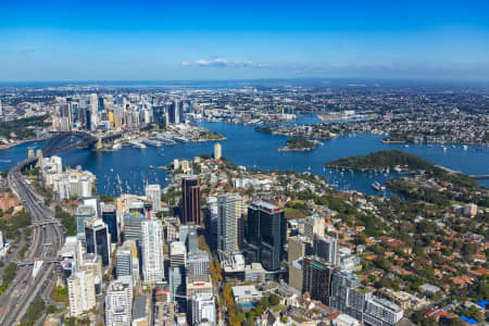 Aerial Image of NORTH SYDNEY TO SYDNEY CBD