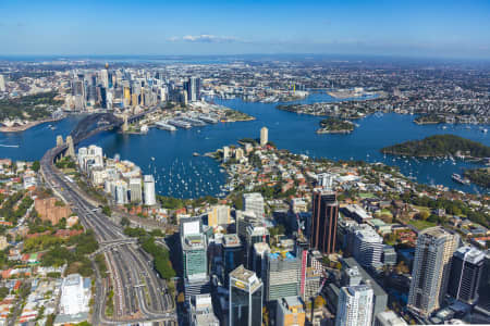 Aerial Image of NORTH SYDNEY TO SYDNEY CBD