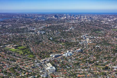 Aerial Image of CANTERBURY