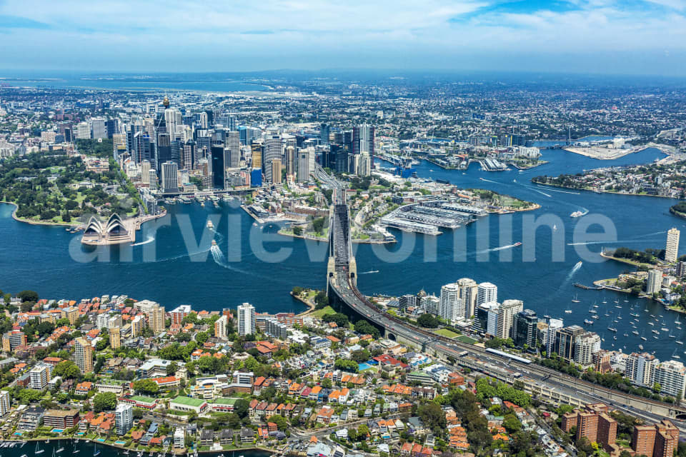 Aerial Image of MIlsons Point