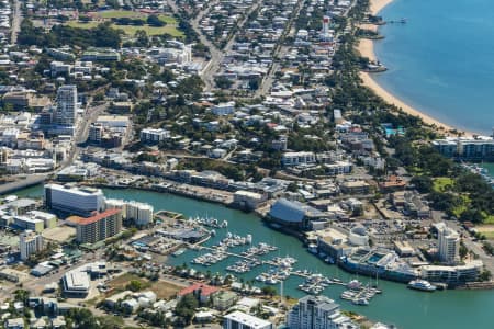 Aerial Image of BREAKWATER MARINA AND FERRY TOWNSVILLE