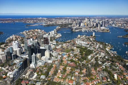 Aerial Image of WAVERTON AND NORTH SYDNEY