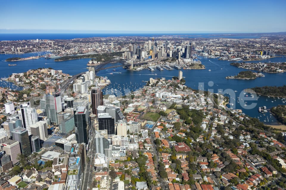 Aerial Image of Waverton And North Sydney