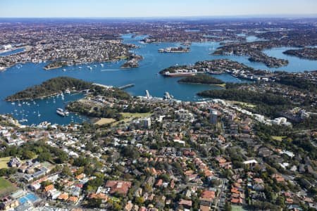 Aerial Image of WAVERTON AND NORTH SYDNEY