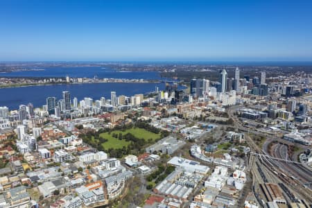 Aerial Image of EAST PERTH