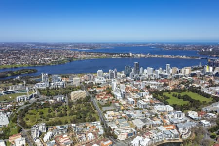 Aerial Image of EAST PERTH