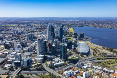 Aerial Image of PERTH CBD