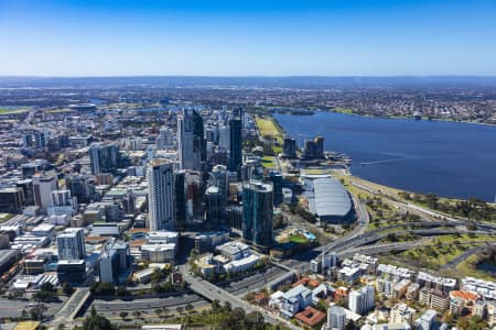Aerial Image of PERTH CBD
