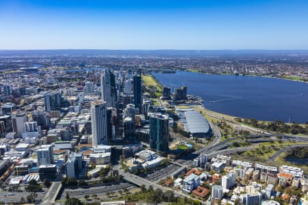 Aerial Image of PERTH CBD