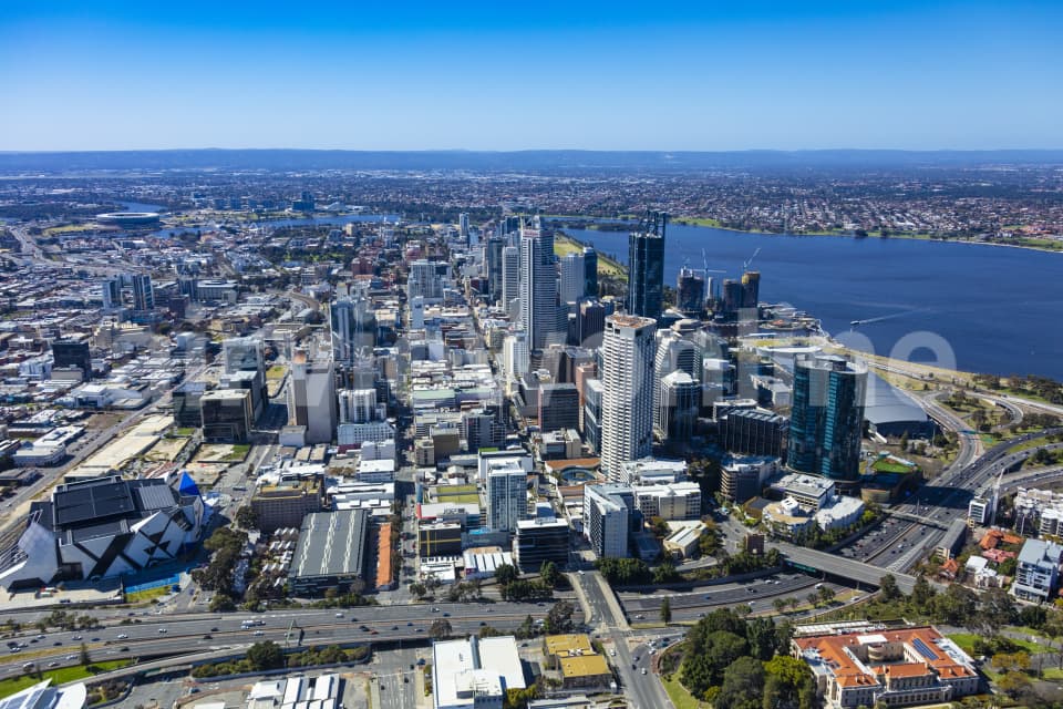 Aerial Image of Perth CBD