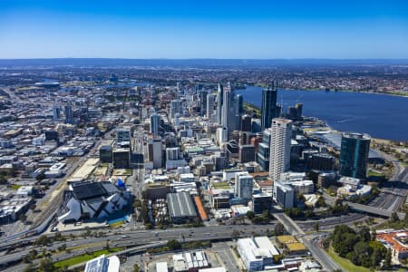 Aerial Image of PERTH CBD