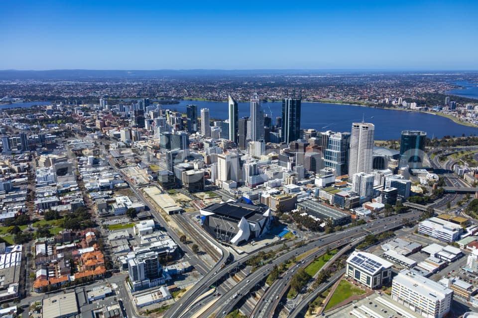 Aerial Image of Perth Arena