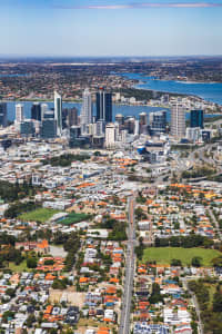 Aerial Image of PERTH FACING CITY FROM NORTH PERTH