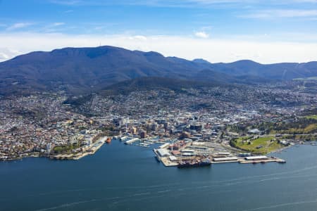 Aerial Image of HOBART CBD