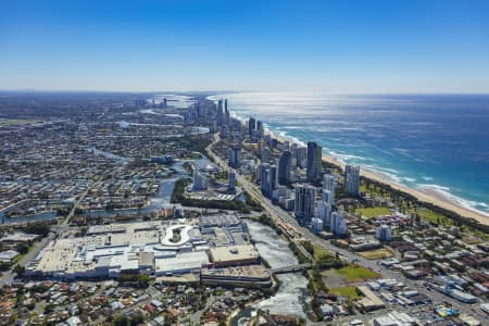 Aerial Image of PACIFIC FAIR SHOPPING CENTRE, BROADBEACH