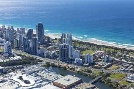 Aerial Image of BROADBEACH AND SURROUNDS