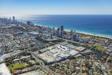 Aerial Image of PACIFIC FAIR SHOPPING CENTRE, BROADBEACH