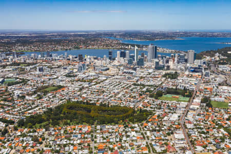 Aerial Image of PERTH FACING CITY FROM NORTH PERTH