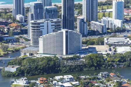 Aerial Image of GOLD COAST CONVENTION AND EXHIBITION CENTRE & THE STAR GOLD COAST, BROADBEACH