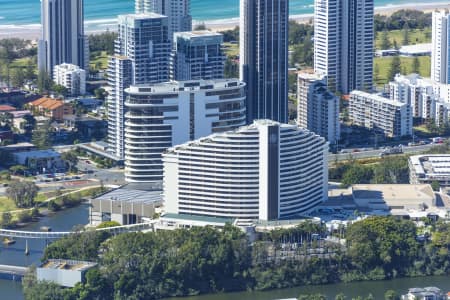 Aerial Image of GOLD COAST CONVENTION AND EXHIBITION CENTRE & THE STAR GOLD COAST, BROADBEACH