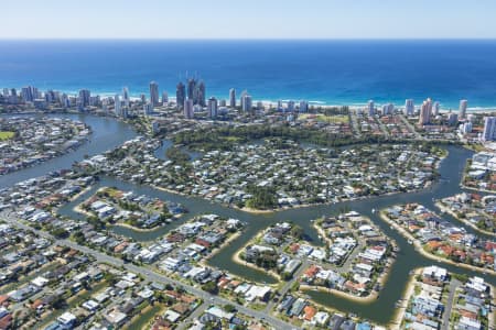 Aerial Image of BROADBEACH WATERS