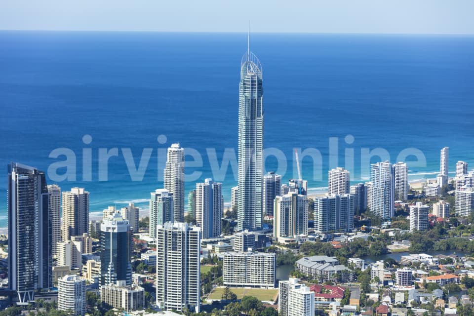 Aerial Image of Q1 in Surfers Paradise
