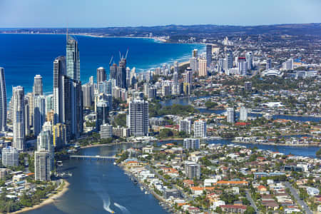 Aerial Image of CHEVRON ISLAND SURFERS PARADISE