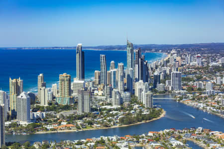 Aerial Image of MACINTOSH ISLAND, SURFERS PARADISE