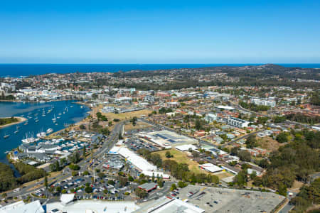 Aerial Image of MARINA SHOPPING CENTRE PORT MACQUARIE