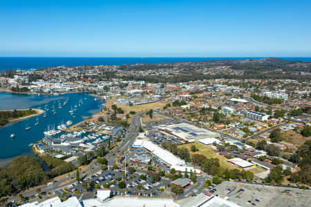 Aerial Image of MARINA SHOPPING CENTRE PORT MACQUARIE