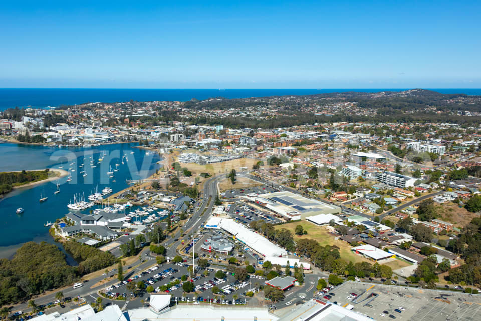Aerial Image of Marina Shopping Centre Port Macquarie