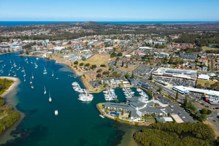 Aerial Image of PORT MACQUARIE MARINA