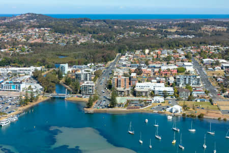 Aerial Image of PORT MACQUARIE CBD