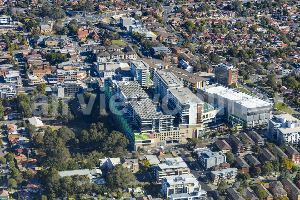 Aerial Image of Top Ryde Shopping Centre