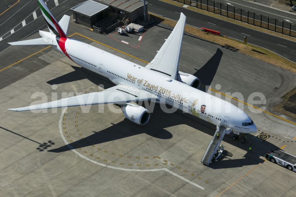 Aerial Image of Boeing 737-300 Year Of Zayed 2018