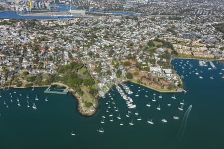 Aerial Image of DAWN FRASER BATHS