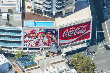 Aerial Image of COCA COLA BILLBOARD KINGS CROSS