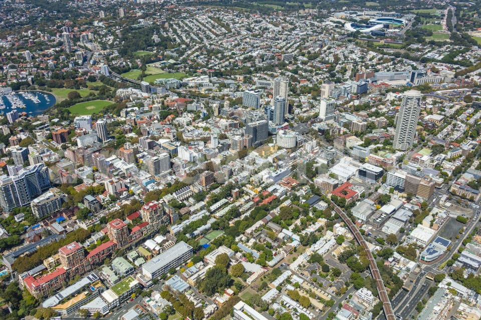 Aerial Image of Woolloomooloo